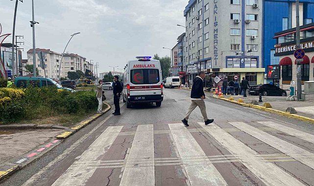 Otomobilin çarpığı yaya yaralandı
