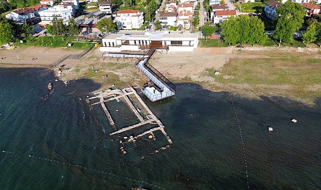 Papa 14. Leo'nun ziyaret edeceği İznik'teki tarihi Bazilika havadan görüntülendi