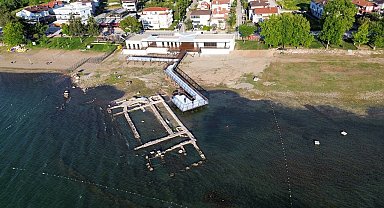 Papa 14. Leo'nun ziyaret edeceği İznik'teki tarihi Bazilika havadan görüntülendi