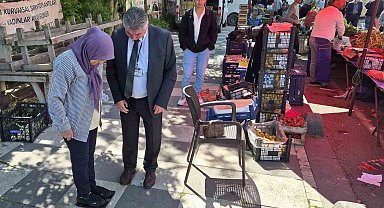 Pazarda boy-kilo sürprizi: Hem şaşırttı hem güldürdü