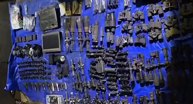 Pençe Kilit'te teröristlerce kullanılan mağaraya imha!