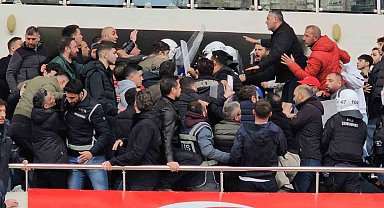 Play-Off maçında polise mukavemette bulunan 3 şüpheliye adli işlem, 27 kişiye seyirden men cezası