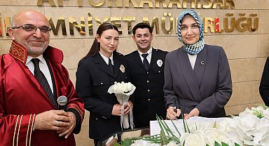 Polis memurları hayatlarını birleştirdi, nikaha Vali Yiğitbaşı şahitlik etti