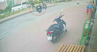 Polisin önünde yaptığı akrobatik hareketler pahalıya maloldu