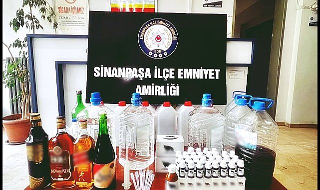 Polisten kaçak alkol operasyonu