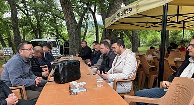 Protokol ve öğrencilerinin katılımıyla yağmur duası yapıldı