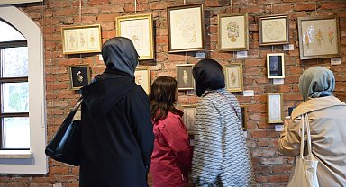 "Ustanın Işığında Filizlenen Zarafet" tezhip sergisi açıldı