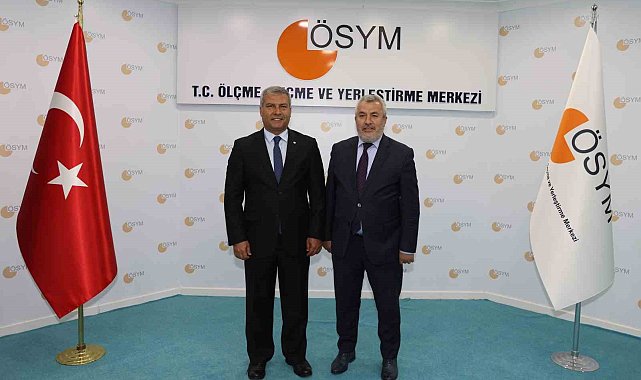 Rektör Adıgüzel'den ÖSYM Başkanı Ersoy'a ziyaret