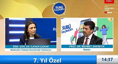 Rektör Sarıbıyık: "İlklere imza atmaktan mutluluk duyuyoruz"