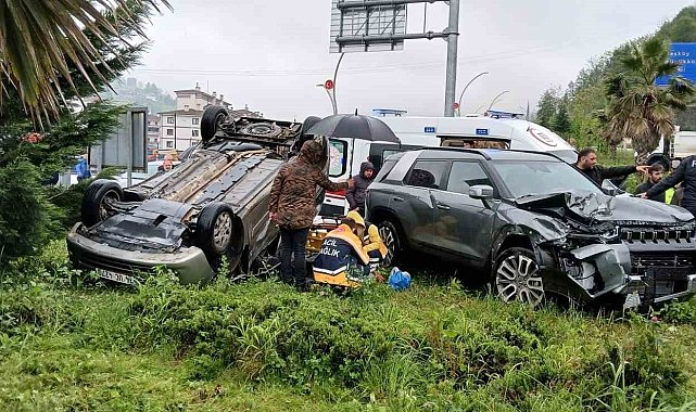 Rize'de trafik kazası: 1 ölü