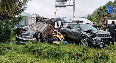 Rize'de trafik kazası: 1 ölü