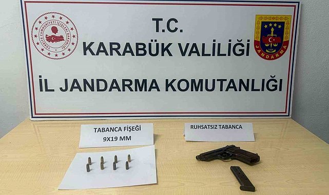 Ruhsatsız silahla yakalanan şahıs tutuklandı