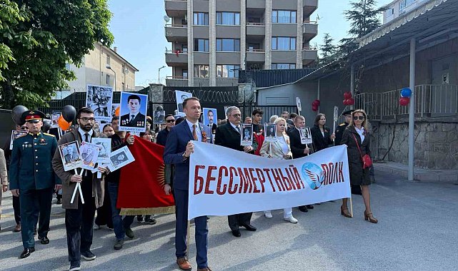 Rusya Büyükelçiliği'nde "Zafer Günü" kutlandı