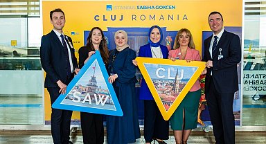 Sabiha Gökçen'den Orta Avrupa'nın giriş kapısı Cluj'a direkt uçuşlar başladı