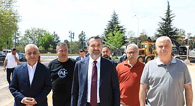 Saha incelemelerini sürdüren Başkan Şahin Şerifoğulları'ndan yoğun tempo