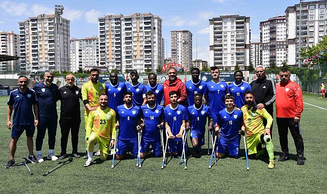Şahinbey Ampute şampiyonluğa koşuyor: 7-1
