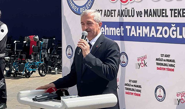 Şahinbey Belediyesi 127 adet akülü ve manuel tekerlekli sandalye dağıttı