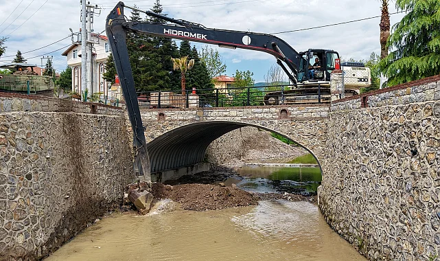 Sakarya Hendek'te dere ıslah çalışmaları tamamlandı