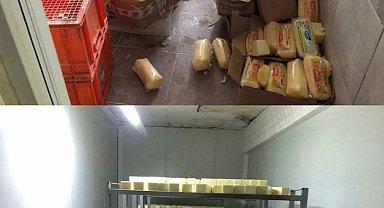 Sakarya'da 1,5 milyonluk sahte kaşar peyniri operasyonu