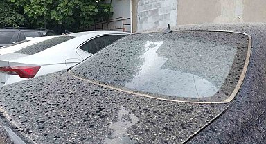 Sakarya'da araçlar çamurla kaplandı