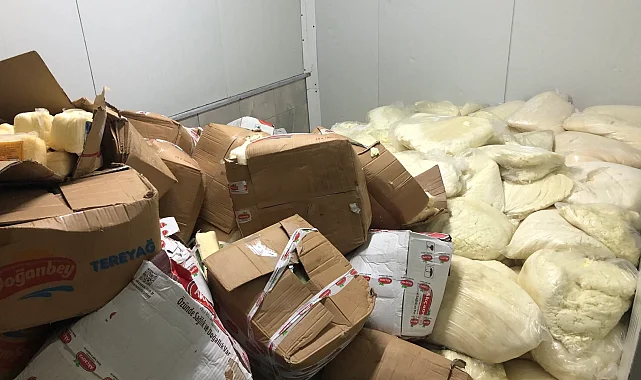 Sakarya'da kaçak süt ürünlerine geçit verilmedi! 5 ton kaçak ürüne el konuldu