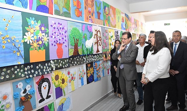 Salihli'de özel öğrencilerden özel sergi