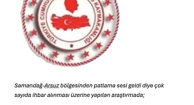 Samandağ Kaymakamlığından "sonik patlama" açıklaması