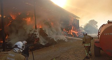 Samanlık yangını 16 saat süren çalışmayla söndürüldü