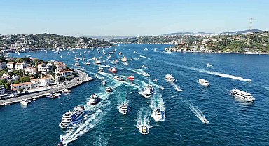 Şampiyon Sarıyer'den boğazda kutlama