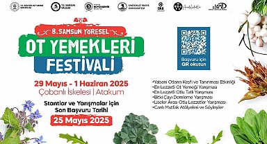 Samsun Yöresel Ot Yemekleri Festivali'nde bin 800'ün üzerinde yenilebilir ot ve lezzet tanıtılacak