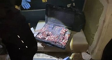 Samsun'da 15 bin 680 adet sentetik ecza ele geçirildi