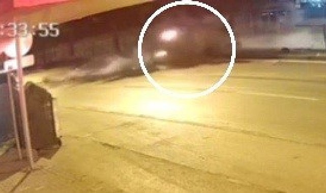 Samsun'da 2 kişinin yaralandığı kaza kamerada
