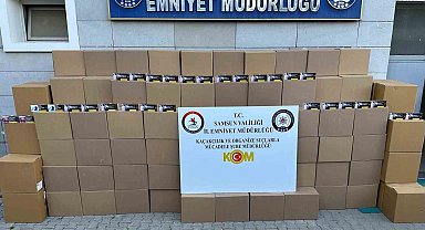 Samsun'da 2 milyon 260 bin adet kaçak makaron ele geçirildi