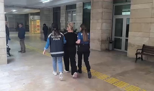 Samsun'da 23 yıl 2 ay 17 gün hapis cezası bulunan kadın yakalandı