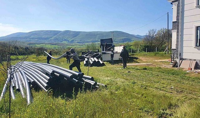 Samsun'da dört ilçeye sulama altyapısı desteği