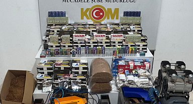 Samsun'da kaçak tütün mamulleri operasyonu
