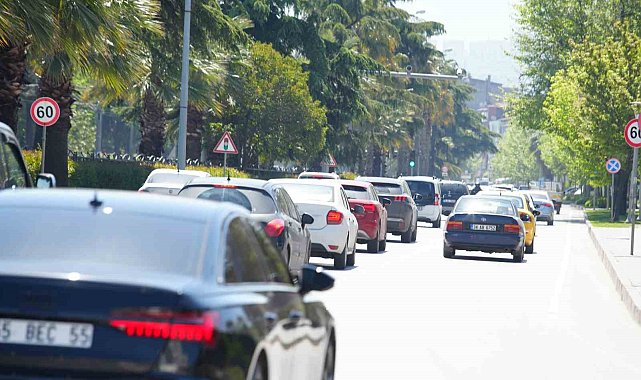 Samsun'da trafiğe kayıtlı araç sayısı 508 bin 377 oldu