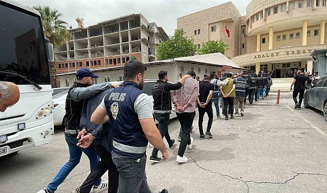 Şanlıurfa merkezli 6 ilde 'change' araç operasyonu: 15 gözaltı