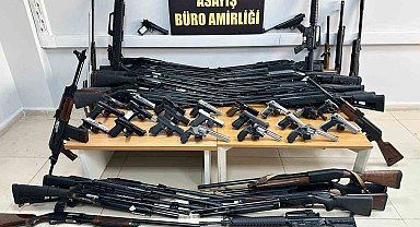 Şanlıurfa'da 45 adet ruhsatsız silah ele geçirildi: 2 gözaltı