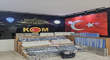 Şanlıurfa'da 5 bin 680 paket gümrük kaçağı sigara ele geçirildi
