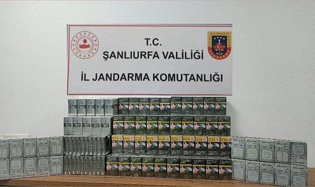 Şanlıurfa'da 980 paket gümrük kaçağı sigara ele geçirildi