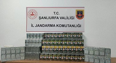 Şanlıurfa'da 980 paket gümrük kaçağı sigara ele geçirildi