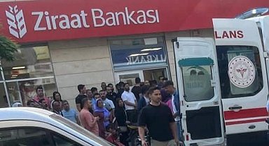Şanlıurfa'da bankada korku dolu anlar: Bıçak çekip paraları alan şahsı polis yakaladı