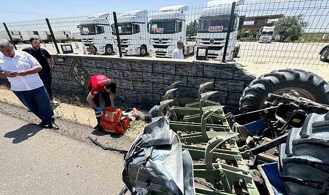 Şanlıurfa'da ilginç kaza kamerada
