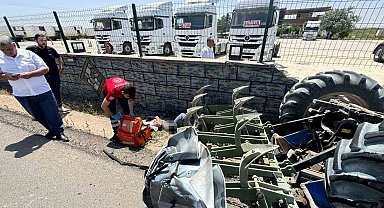 Şanlıurfa'da ilginç kaza kamerada