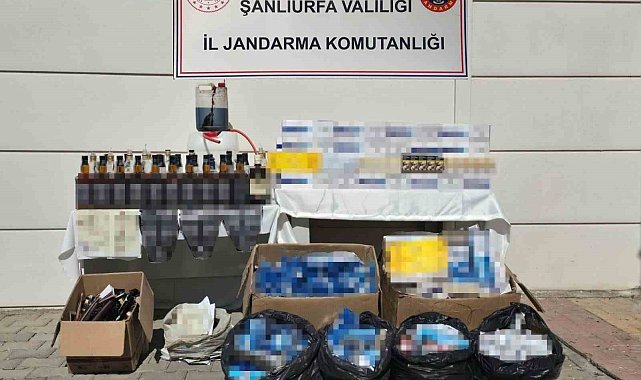 Şanlıurfa'da kaçakçılık operasyonu: 3 gözaltı