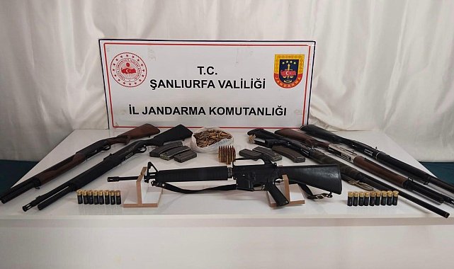 Şanlıurfa'da silah kaçakçılığı operasyonu: 7 gözaltı