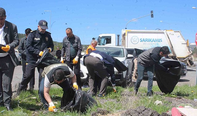 Sarıkamış'ta temiz çevre seferberliği