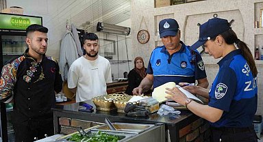 Şehitkamil zabıta ekiplerinden tavuk denetim
