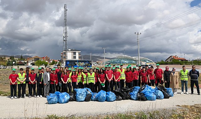 Selçuklu Belediyesi'nden çevre temizliği etkinliği